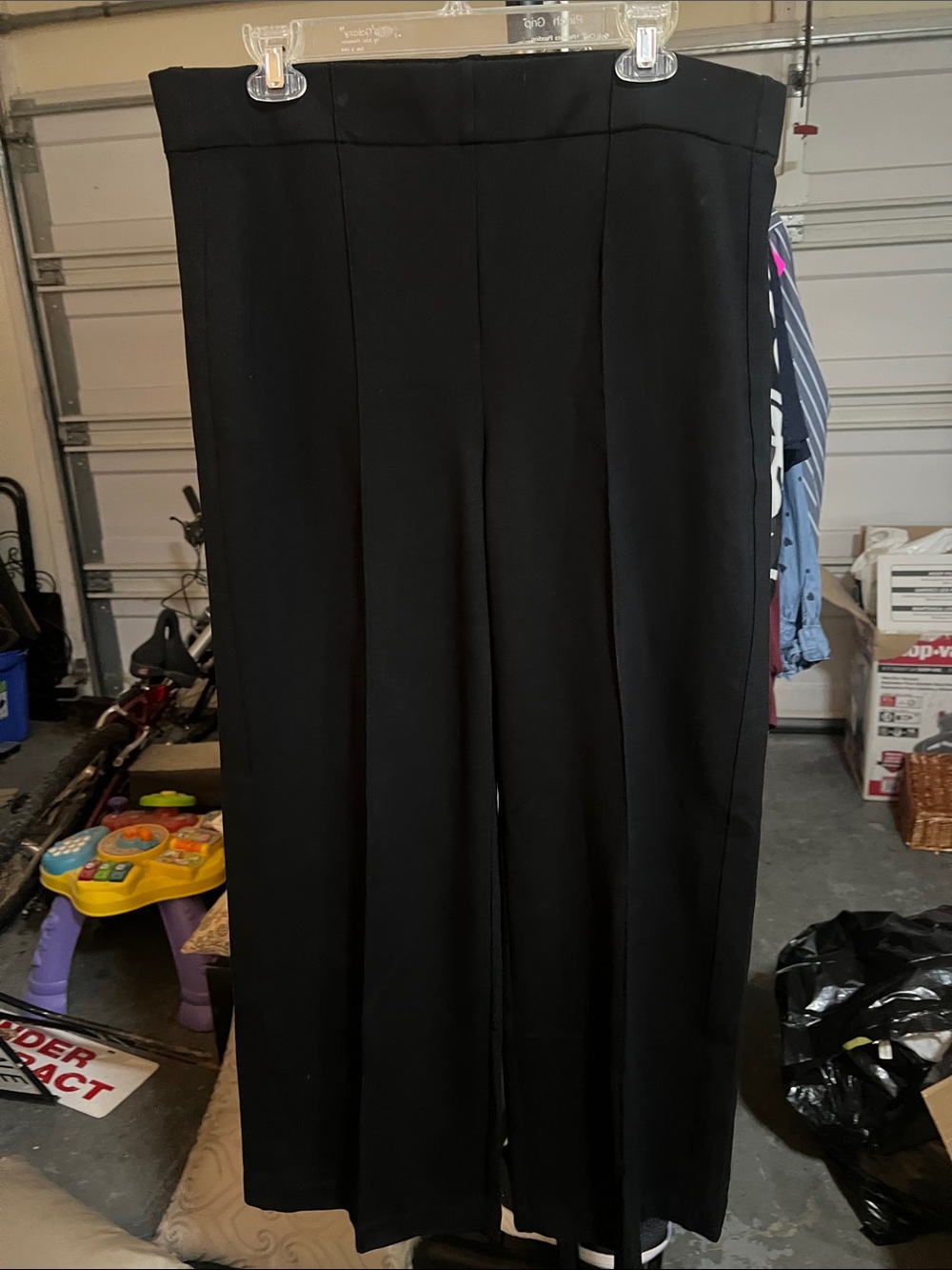 Jones New York Black Wide Leg Trousers
